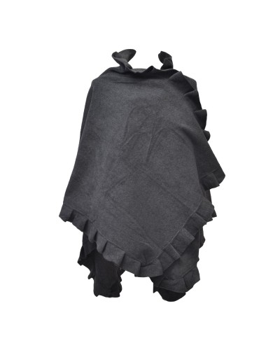 Poncho polaire anthracite, vente ponchos femme, Toutacoo.