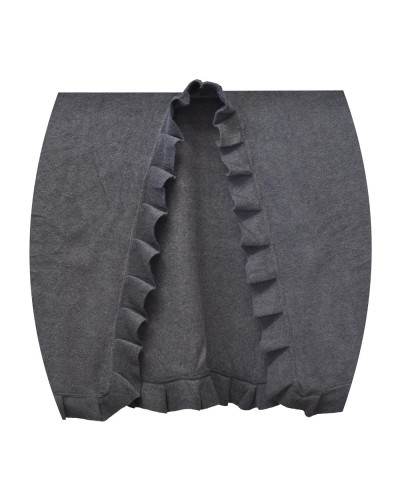 Butterfly cape poncho, anthracite