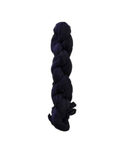 Navy blue woven cotton cheche scarf - Toutacoo