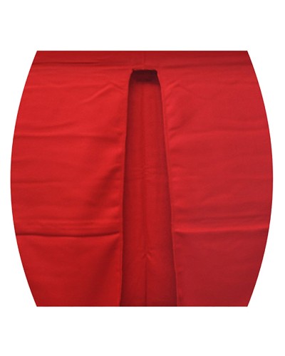 Poncho rouge arrondi, ponchos femme, Toutacoo.