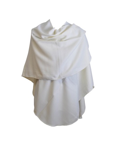 Poncho écru arrondi, ponchos femme, Toutacoo.