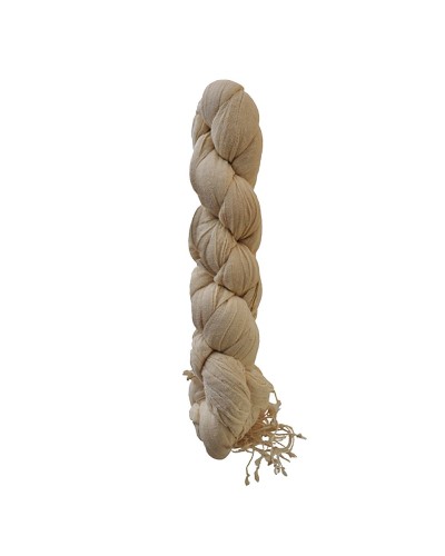 Chèche sable clair XXL torsadé - Toutacoo.