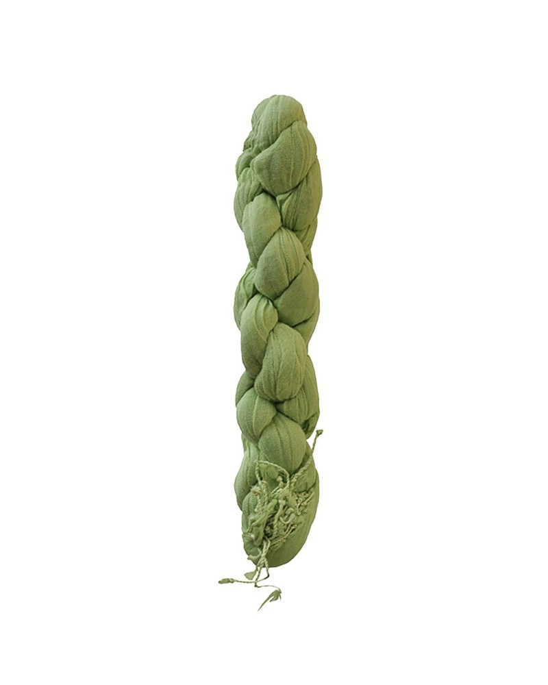 Chèche vert pistache XXL torsadé - Toutacoo.