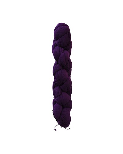 Chèche violet foncé XXL torsadé - Toutacoo.