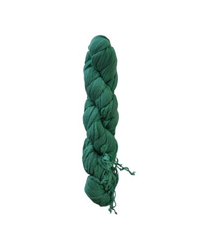Chèche vert XXL torsadé - Toutacoo.