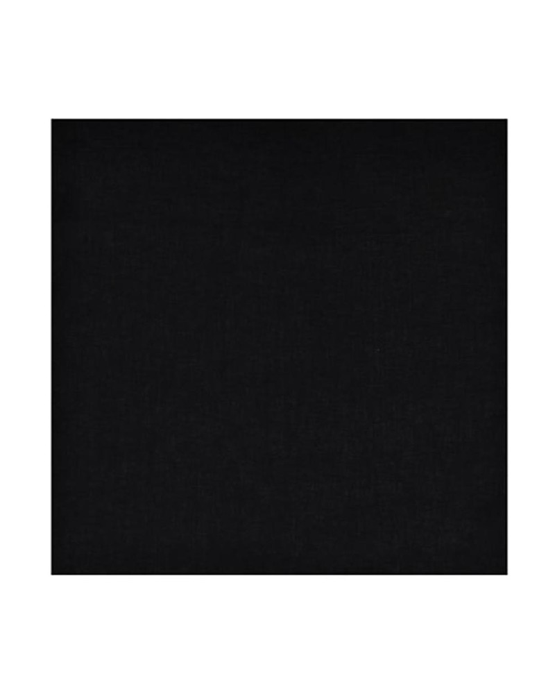Bandana noir, 100% coton. Toutacoo.