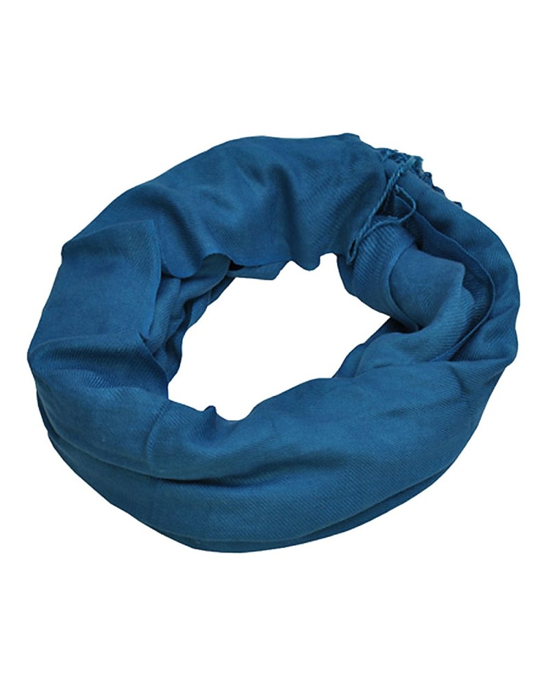 Echarpe pashmina Bleu vénitien - Expédition sous 48 H - Boutique en ligne Toutacoo.