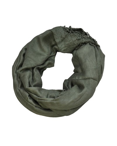 Echarpe pashmina Vert olive - Expédition sous 48 H - Boutique en ligne Toutacoo.