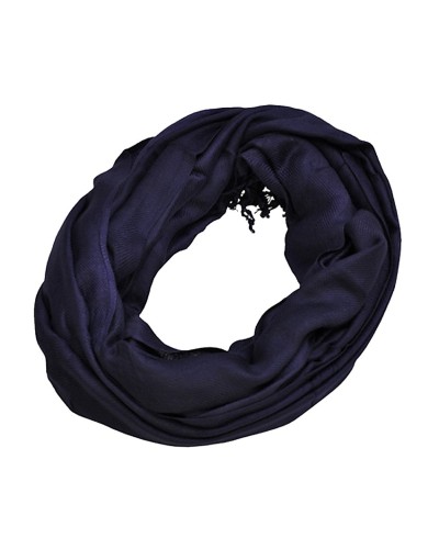 Echarpe pashmina Bleu marine - Expédition sous 48 H - Boutique en ligne Toutacoo.