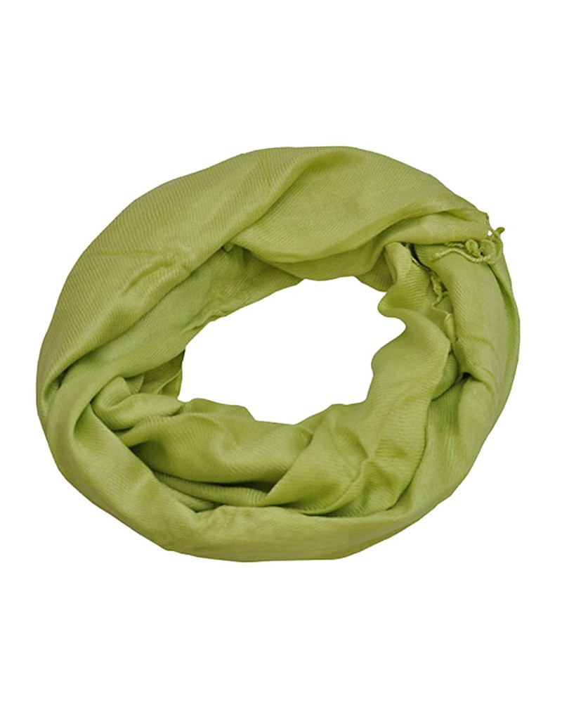 Echarpe pashmina Vert anis - Expédition sous 48 H - Boutique en ligne Toutacoo.
