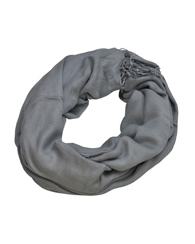 Echarpe pashmina Gris perle - Expédition sous 48 H - Boutique en ligne Toutacoo.