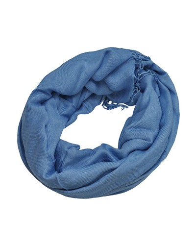 Echarpe pashmina Bleu ciel - Expédition sous 48 H - Boutique en ligne Toutacoo.