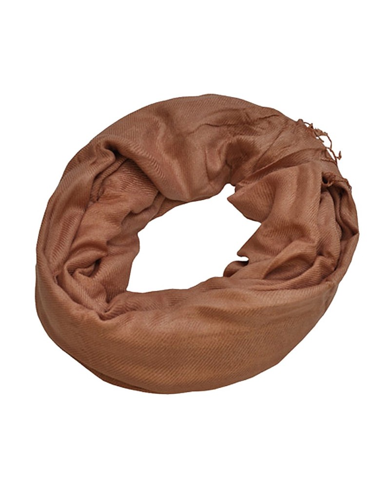 Echarpe pashmina Cuivre clair - Expédition sous 48 H - Boutique en ligne Toutacoo.