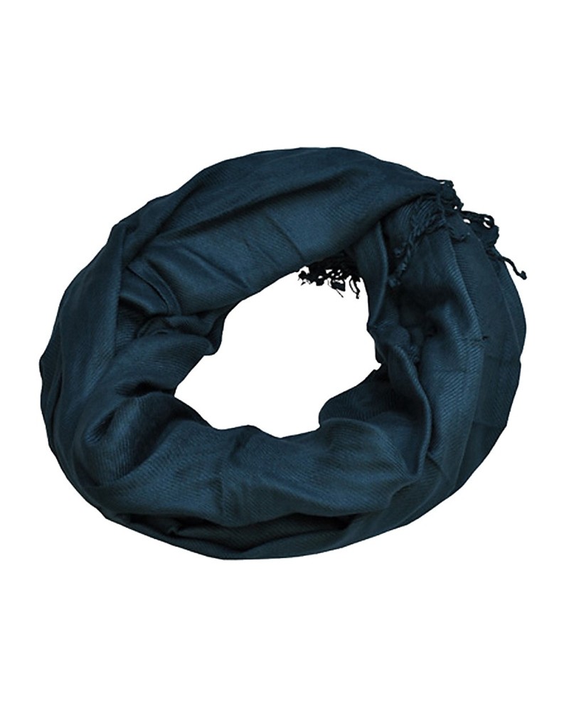 Echarpe pashmina Bleu pétrole - Expédition sous 48 H - Boutique en ligne Toutacoo.
