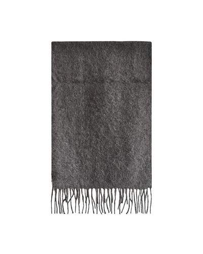Echarpe Baby Lama, écharpe gris foncé en laine de Baby Lama, TOUTACOO