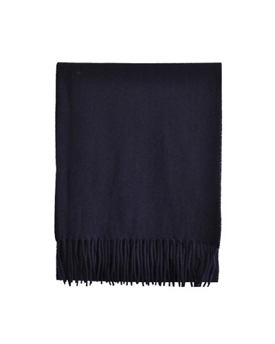 Echarpe bleu marine Lambswool, Vente d'écharpes en laine, Toutacoo.