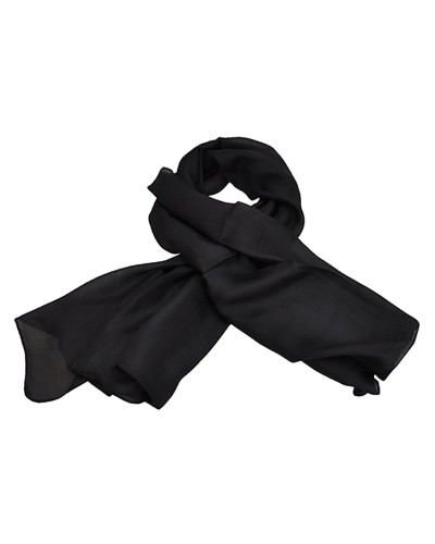 Foulard carré de soie noir - Expédition sous 48H - Toutacoo.