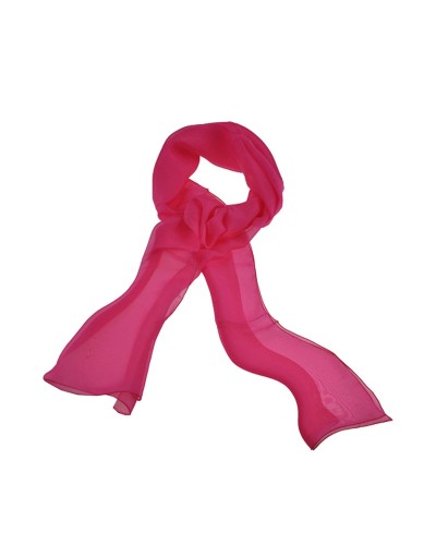 Foulard en soie fushia - Fabriqué en France - TOUTACOO.