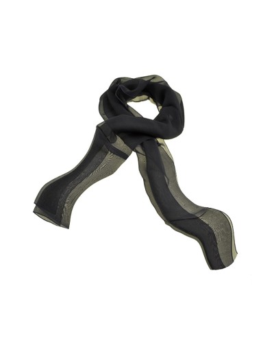 Foulard en soie bleu Nuit - Fabriqué en France - TOUTACOO.
