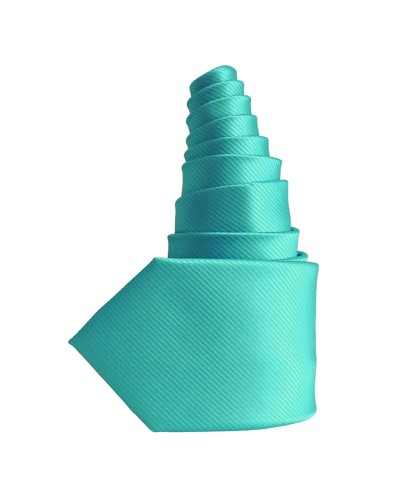 Cravate bleu turquoise - Vente en ligne de cravates homme - TOUTACOO.