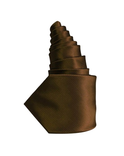 Cravate marron chocolat - Vente en ligne de cravates homme - TOUTACOO.