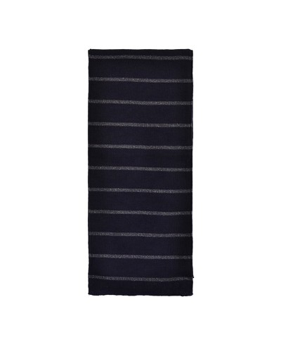 Echarpe bleu marine, modèle Amiral marine/gris, Vente en ligne d'écharpes, Toutacoo.