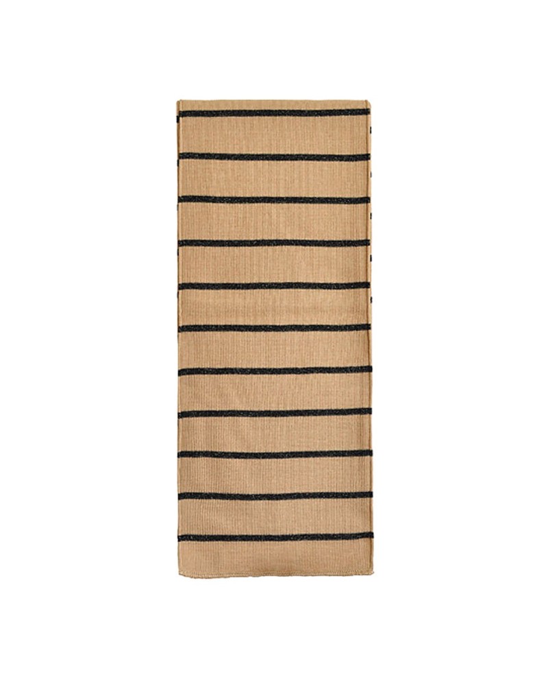Echarpe camel, modèle  Amiral camel/noir, Vente en ligne d'écharpes, Toutacoo.