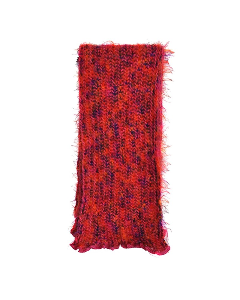 Echarpe rose, modèle Orangina, Vente en ligne d'écharpes femme, Toutacoo.