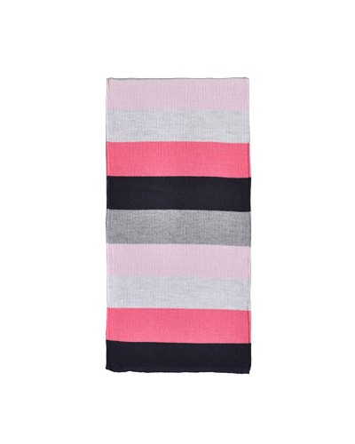 Echarpe Rugby gris/rose - TOUTACOO
