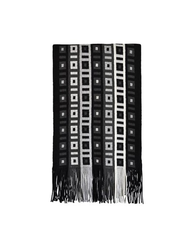 Echarpe Macadam noir/gris - TOUTACOO