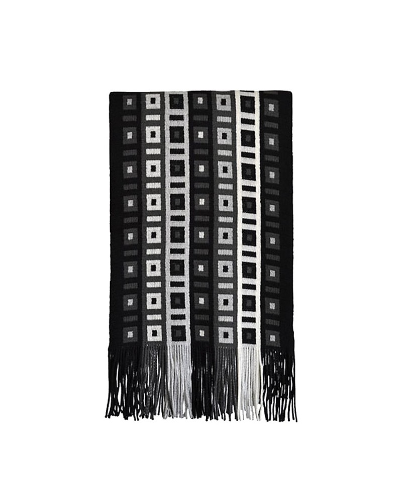 Echarpe Macadam noir/gris - TOUTACOO