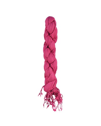 Echarpe chèche rose façon gaze - TOUTACOO.