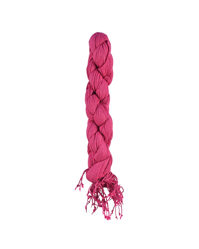 Echarpe chèche rose façon gaze - TOUTACOO.