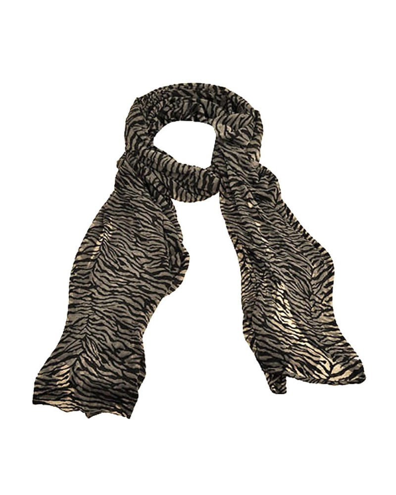 Echarpe zèbre bleue, echarpe chic, vente d'écharpes femme sur Toutacoo.