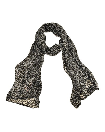 Echarpe léopard bleue, echarpe tendance, vente d'écharpes femme sur Toutacoo.