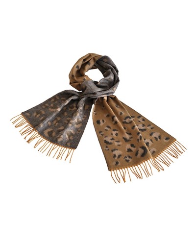 Echarpe léopard marron, vente d'écharpes chaudes sur Toutacoo.