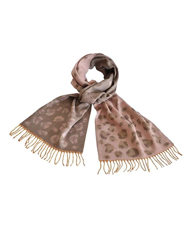 Echarpe léopard rose, vente d'écharpes chaudes sur Toutacoo
