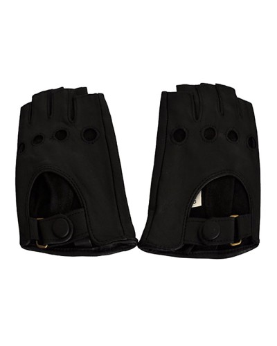 Mitaines en cuir noir - Acheter mitaines femme - Toutacoo.