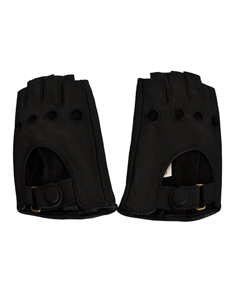 Mitaines en cuir noir - Acheter mitaines femme - Toutacoo.