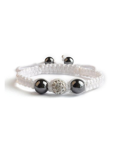 Bracelet Shamballa Crystal - 1 perle de crytal - Toutacoo.