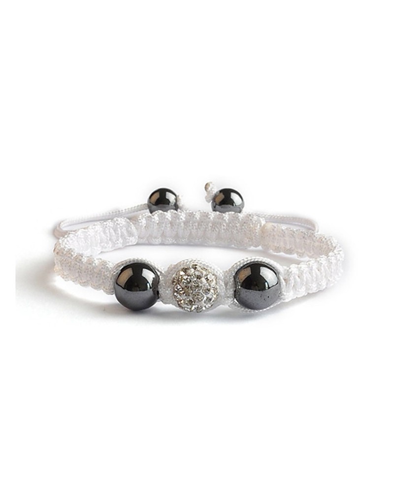 Bracelet Shamballa Crystal - 1 perle de crytal - Toutacoo.