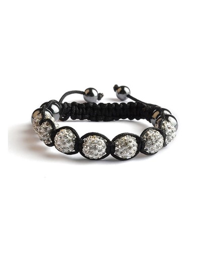 Bracelet Shamballa 7 perles Crystal - Toutacoo.