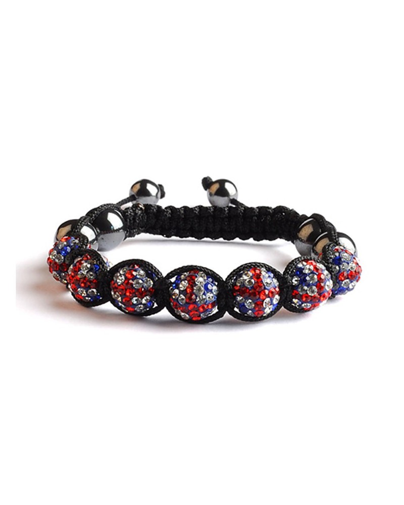 Bracelet Shamballa 7 perles UK - Toutacoo.