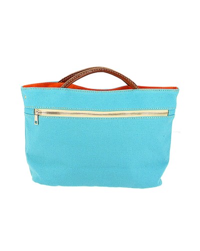 Sac à main Disco turquoise, élégant sac turquoise pour femme, Toutacoo.