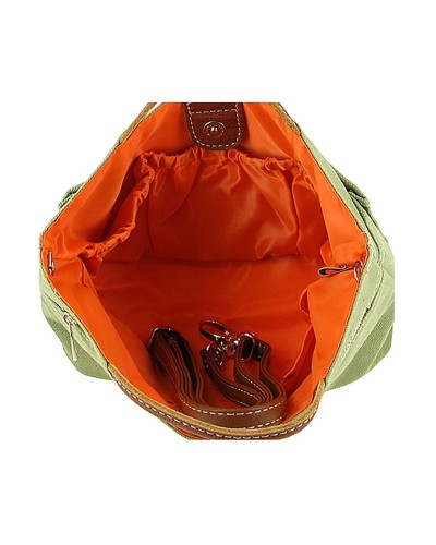 Sac à main Disco vert, élégant sac vert pour femme, Toutacoo.