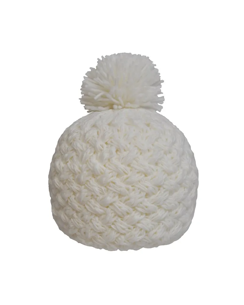 Bonnet tricot écru uni - Vente de bonnet homme et femme - Toutacoo.
