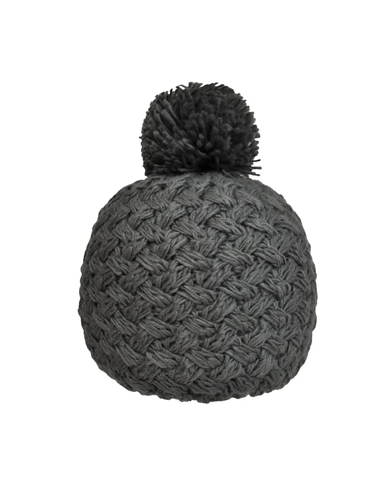 Bonnet tricot gris uni - Vente de bonnet homme et femme - Toutacoo.
