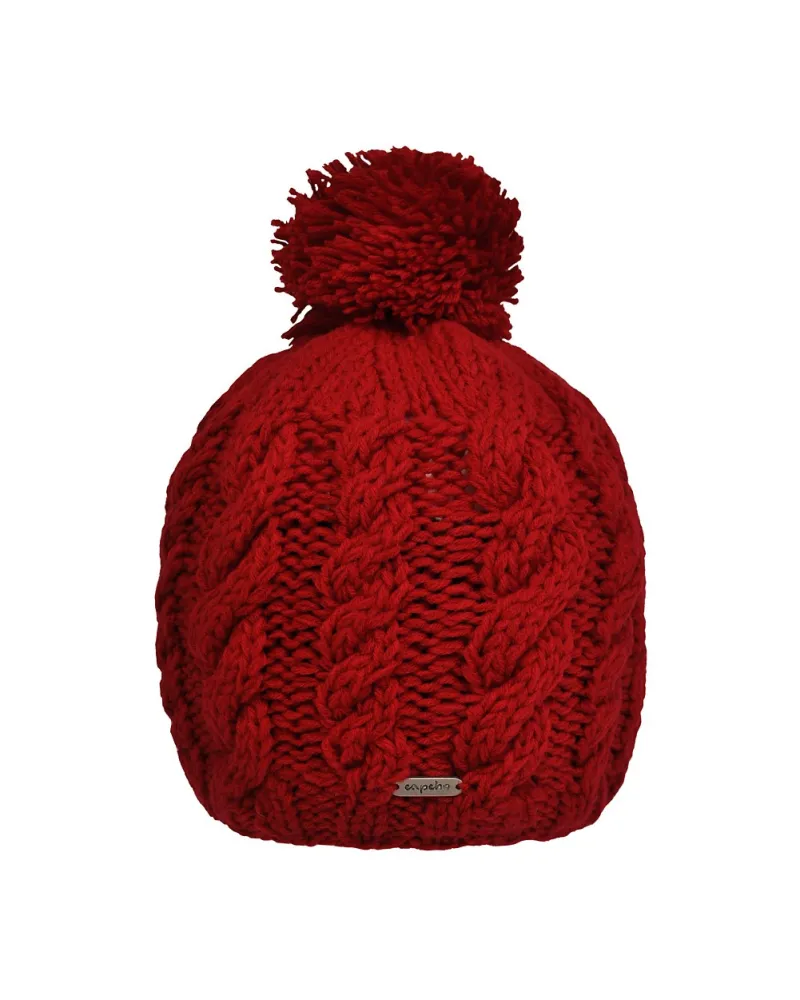 Bonnet Saki rouge - Vente de bonnet à pompon, Rouge - Toutacoo.