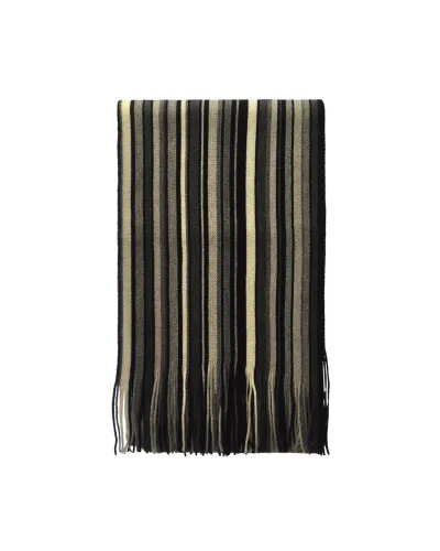 Echarpe Polo Noir/Gris - Boutique d'écharpes pour homme, Toutacoo.