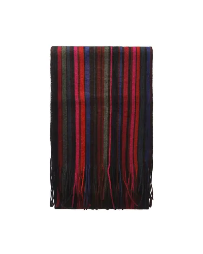 Echarpe Polo Prune/Rouge - Boutique d'écharpes pour homme, Toutacoo.